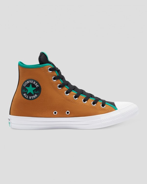 Converse Chuck Taylor All Star Digital Terrain Brune Grøn Sko Danmark - Converse Høje Sneakers Herre